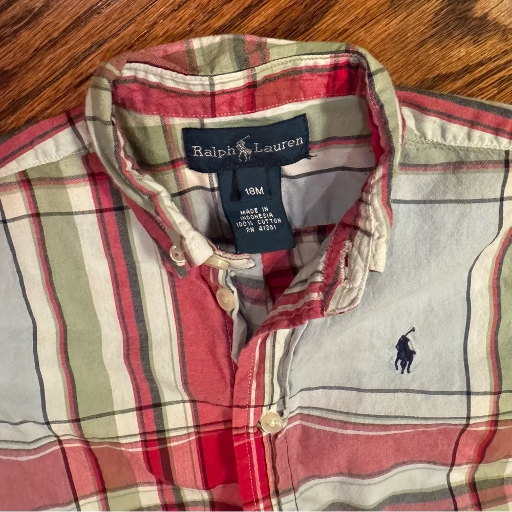 Ralph Lauren vibrant plaid
